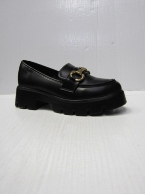 Mokasyny damskie na płaskim (36-41) YDF-18A BLACK