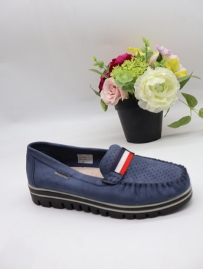 Mokasyny damskie na płaskim (36-41) 501 NAVY