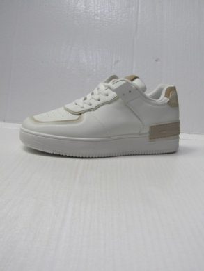 Buty sportowe damskie na płaskim (36-41) NEY-18 WHITE/BEIGE