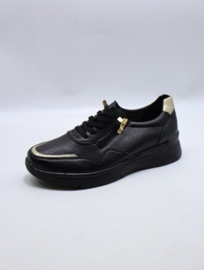 Buty sportowe damskie na płaskim (36-41) BK616 BLACK