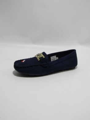 Mokasyny damskie na płaskim (36-41) 0580 NAVY