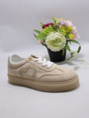 Buty sportowe damskie na płaskim (36-41) 88-119 BEIGE