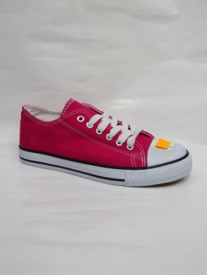 Trampki damskie na płaskim (36-41) XWQ801 FUSIA