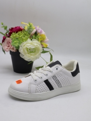 Buty sportowe damskie na płaskim (36-41) TQ2409 WH/BL