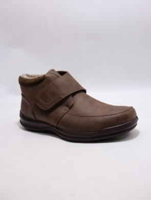 Botki męskie ocieplane (40-46) 1359-2 BROWN