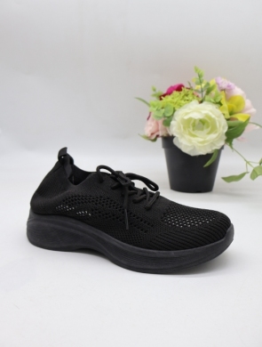 Buty sportowe damskie na płaskim (36-41) YY-91 BLACK
