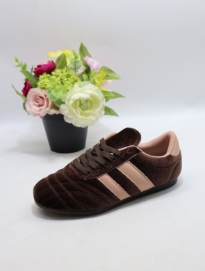 Buty sportowe damskie na płaskim (36-41) 25021 BROWN
