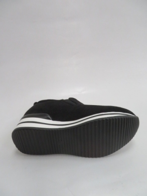 Buty sportowe damskie na płaskim (36-41) DX6067 BLACK