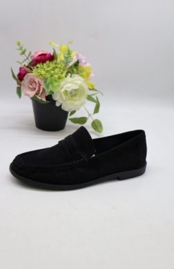 Mokasyny damskie na płaskim (36-41) L69 BLACK