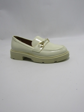 Mokasyny damskie na płaskim (36-41) F001 BEIGE