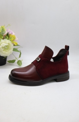 Botki damskie na płaskim (36-41) YCC-190 WINE