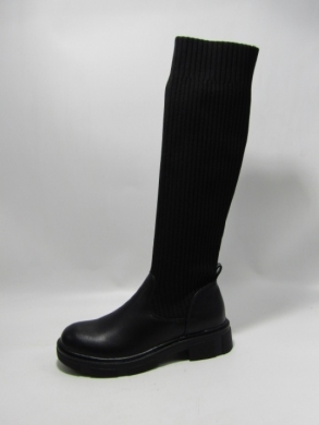 Kozaki damskie na płaskim (36-41) FB-320 BLACK