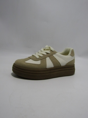 Buty sportowe damskie na płaskim (36-41) WL-011 BEIGE