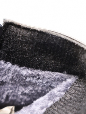 Botki damskie ocieplane na obcasie (37-42) B301 BLACK