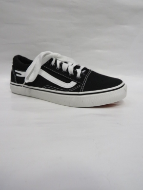 Trampki damskie na płaskim (36-41) WQ806 BLACK