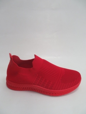 Buty sportowe damskie na płaskim (36-41) W076 RED