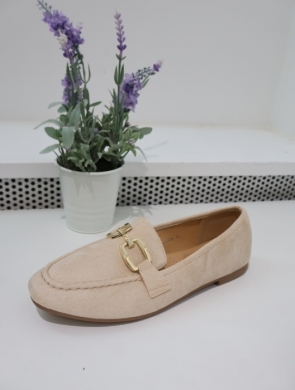 Mokasyny damskie na płaskim (36-41) H8-967 BEIGE