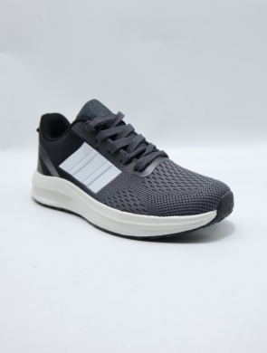 Buty sportowe damskie na płaskim (36-41) DQ103-3 GREY/BLACK