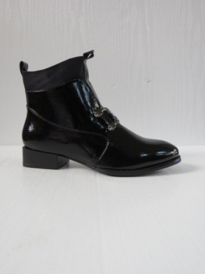 Botki damskie ocieplane na płaskim (36-41) H2209 BLACK