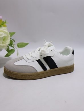Buty sportowe damskie na płaskim (36-41) 81002-4 WH/BL