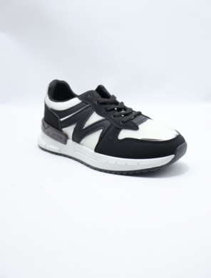 Buty sportowe damskie na płaskim (36-41) K1726 BLACK
