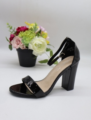 Sandały damskie na obcasie (36-41) 278 BLACK