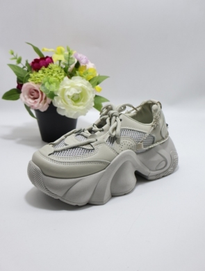 Buty sportowe damskie na płaskim (36-41) 5083 GREY