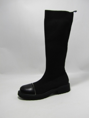 Kozaki damskie na płaskim (36-41) RXJ192 BLACK