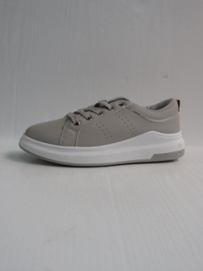 Buty sportowe damskie na płaskim (36-41) 3402-3 GREY/SILVER