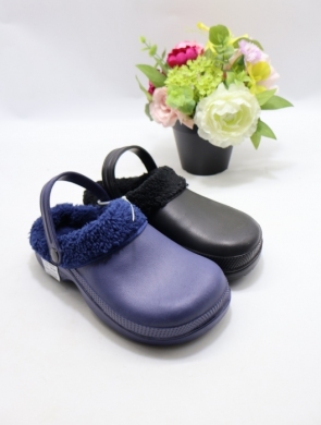 Kroksy damskie ocieplane (37-42) 7870-1 MIX