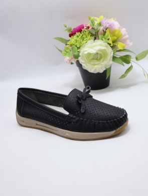 Mokasyny damskie na płaskim (36-41) 3667 BLACK