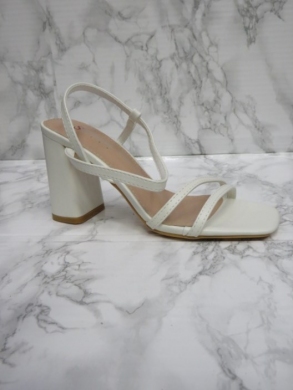 Sandały damskie na obcasie (36-41) LE100 WHITE