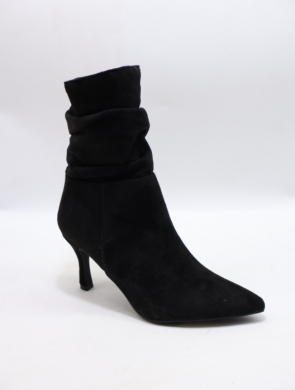 Botki damskie na szpilce (36-41) 8746 BLACK