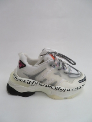 Sneakersy damskie niskie (36-41) BX1826 WHITE
