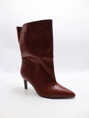 Kozaki damskie na szpilce (36-41) K686 WINE