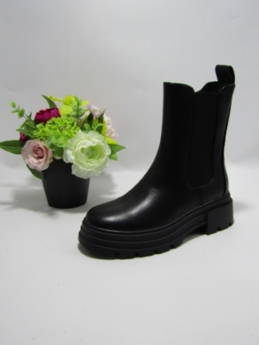 Botki damskie na płaskim (36-41) HQ7821 BLACK