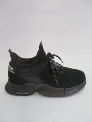 Buty sportowe damskie na płaskim (36-41) SJ150-1 BLACK
