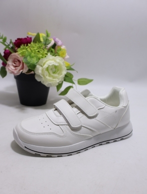Buty sportowe damskie na płaskim (36-41) H013 WHITE