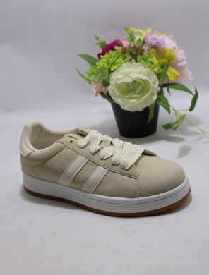 Buty sportowe damskie na płaskim (36-41) D26-8 BEIGE