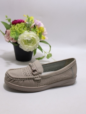 Mokasyny damskie na płaskim (36-41) 2130 KHAKI