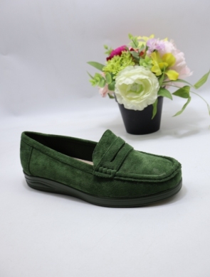 Mokasyny damskie na płaskim (36-41) 3288 GREEN
