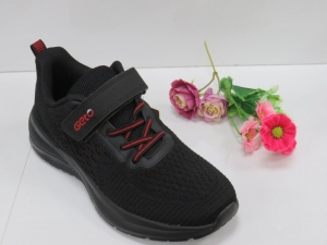 Buty sportowe młodzieżowe (36-41) T-2191 BLACK/RED