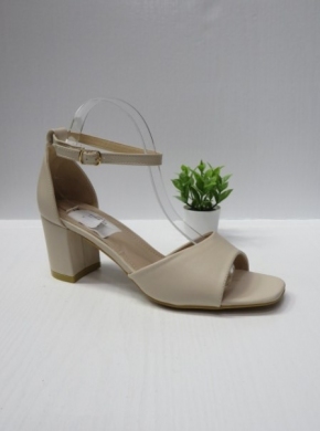 Sandały damskie na obcasie (36-41) LEI-46 BEIGE