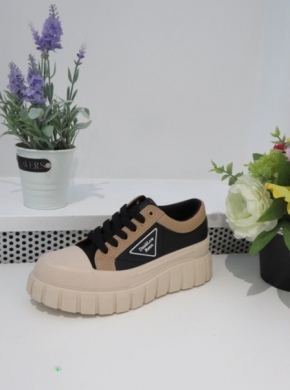 Buty sportowe damskie na płaskim (36-41) B70 BLACK