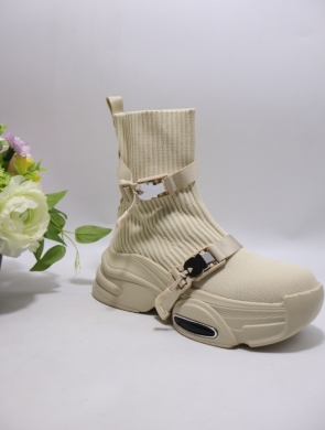 Botki damskie na płaskim (36-41) LG488 BEIGE