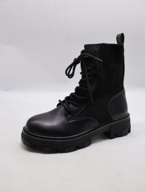 Botki damskie na płaskim (36-41) H0230 BLACK