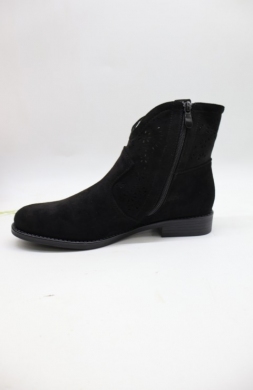 Botki damskie na płaskim (36-41) 257A BLACK