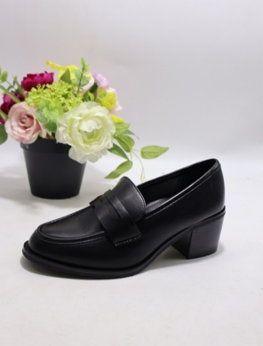 Półbuty damskie na obcasie (36-41) CHC366 BLACK