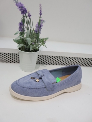 Mokasyny damskie na płaskim (36-41) H8-585 BLUE