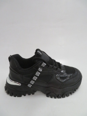 Sneakersy damskie niskie (36-41) K-59 BLACK